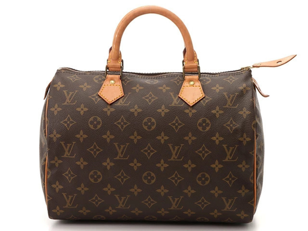 Louis Vuitton Speedy Monogram Leather Brown